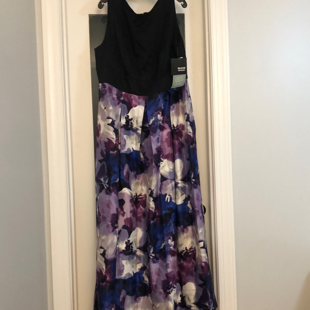 Stunning Floral Floor Length Gown